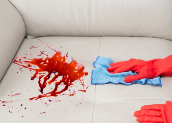 Blood Spills on Furniture