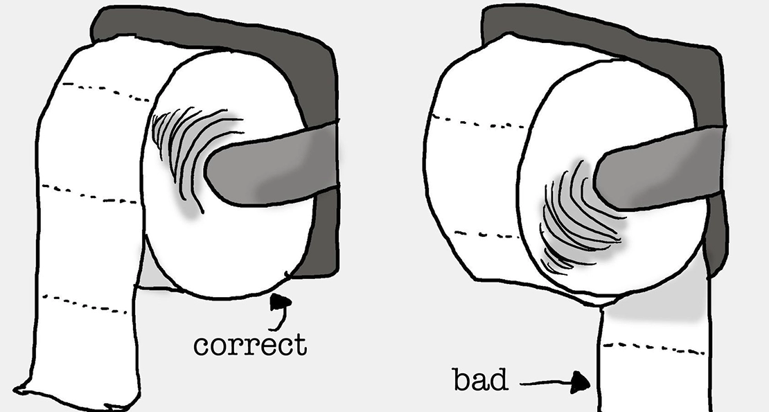 How to Hang a Toilet Paper